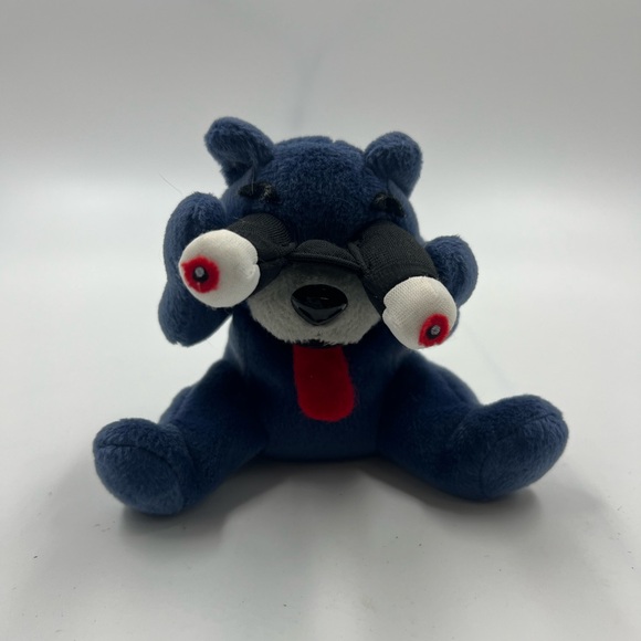 The Idea Factory Meanies Series 2 Peeping Tom Cat Plush Toy 5.5 Inches - Picture 1 of 2